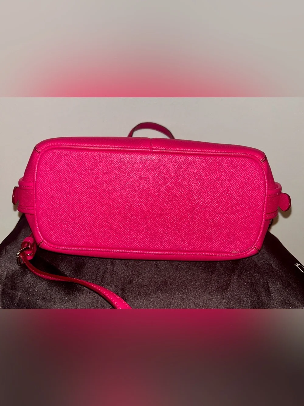 Coach Prince Street Mini Dome Satchel in Pink.  Original Hang Tag